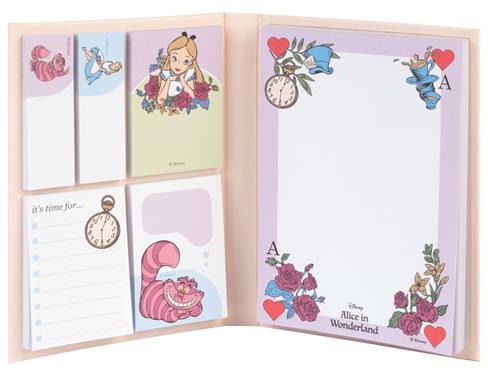 Cover for Alice In Wonderland · ALICE IN WONDERLAND - Sticky Notepad Set (Leksaker)