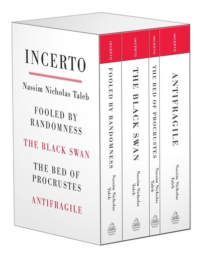 Cover for Nassim Nicholas Taleb · Incerto: Fooled by Randomness, The Black Swan, The Bed of Procrustes, Antifragile - Incerto (Book)