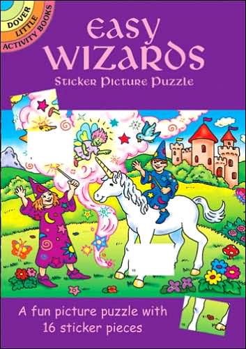 Cover for Anna Pomaska · Easy Wizards Sticker Activity Book: Sticker Picture Puzzle - Dover Little Activity Books (Print) (2005)