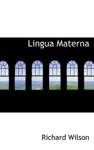 Cover for Richard Wilson · Lingua Materna (Paperback Book) (2008)