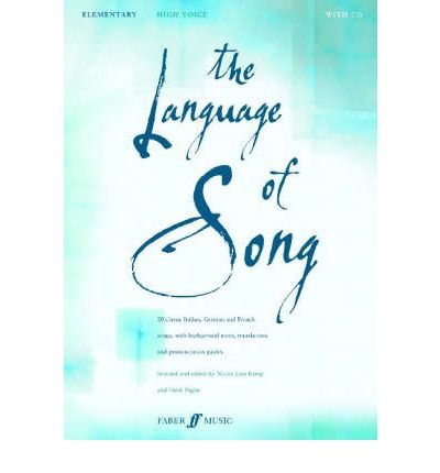 Cover for Alfred Publishing · The Language Of Song: Elementary (High Voice) - The Language Of Song (Book) (2006)