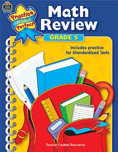 Cover for Mary Rosenberg · Math Review Grade 5 (Practice Makes Perfect (Teacher Created Materials)) (Paperback Book) (2003)