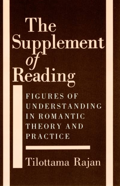 Cover for Tilottama Rajan · The Supplement of Reading: Figures of Understanding in Romantic Theory and Practice (Hardcover bog) (1990)
