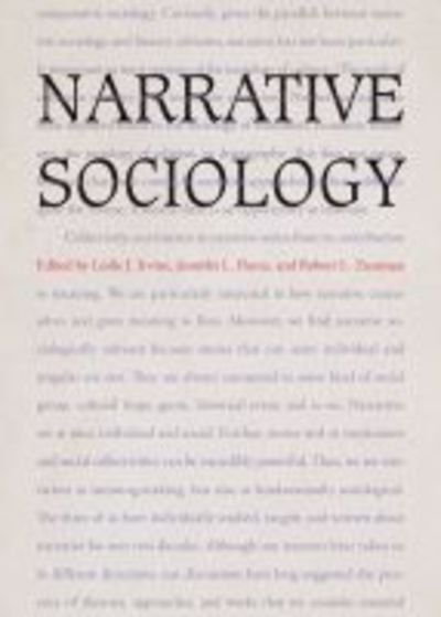 Cover for Leslie J Irvine · Narrative Sociology (Paperback Book) (2019)