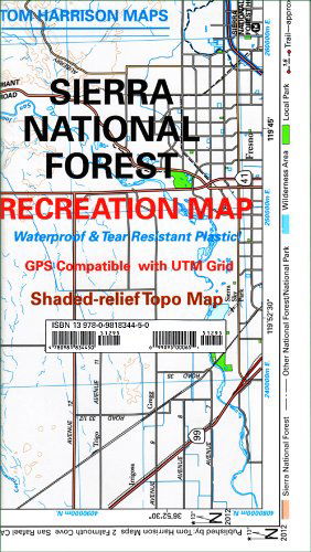 Cover for Tom Harrison · Sierra National Forest Map (Tom Harrison Maps) (Map) (2012)