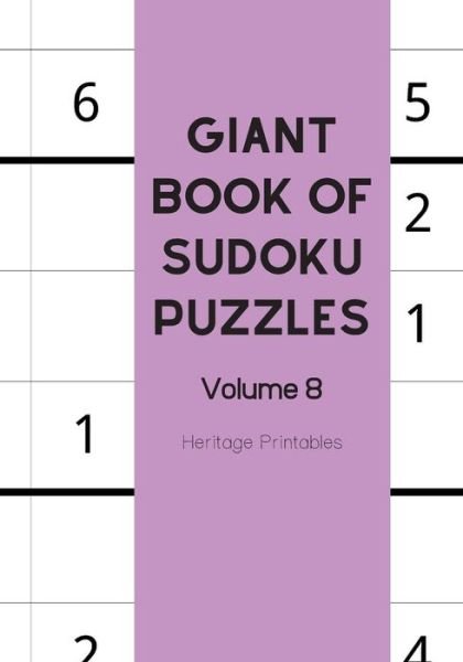 Cover for Heritage Printables · Giant Book of Sudoku Puzzles Volume 8 (Taschenbuch) (2019)