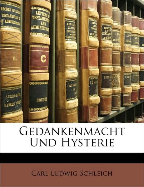 Cover for Schleich · Gedankenmacht Und Hysterie (Book)