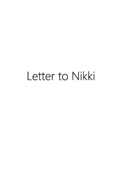 Cover for Bo Chen · Letter to Nikki (Paperback Book) (2016)