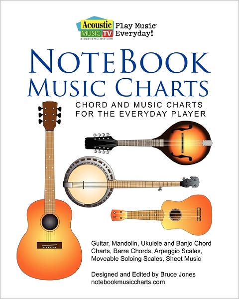 Cover for J Bruce Jones · Notebook Music Charts: Chord and Music Charts for the Everyday Player (Paperback Book) (2010)