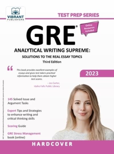 Cover for Vibrant Publishers · GRE Analytical Writing Supreme (Book) (2022)