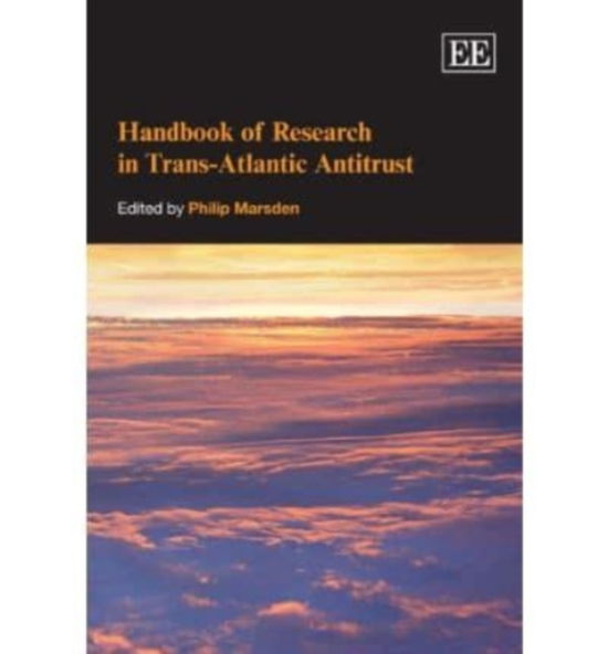 Cover for Philip Marsden · Handbook of Research in Trans-Atlantic Antitrust (Paperback Book) (2008)