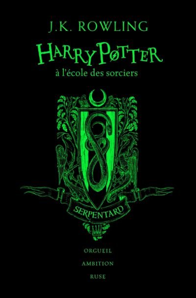 Cover for J K Rowling · Harry Potter a l'ecole des sorciers (Edition Serpentard) (Hardcover Book) (2018)
