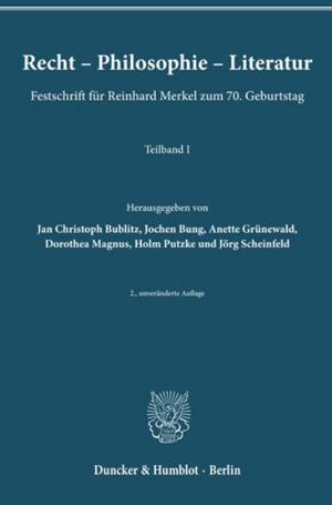 Cover for Anette Grunewald · Recht - Philosophie - Literatur (Hardcover Book) (2022)