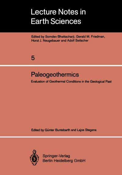 Cover for G. Buntebarth · Paleogeothermics : Evaluation of (N/A) [1986 edition] (1986)