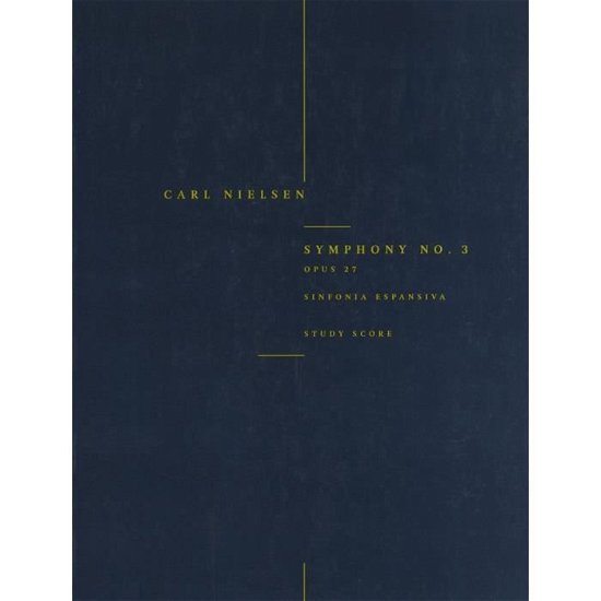 Cover for Carl Nielsen · Symphony No.3 'Sinfonia Espansiva' Op.27 (Book) (2004)