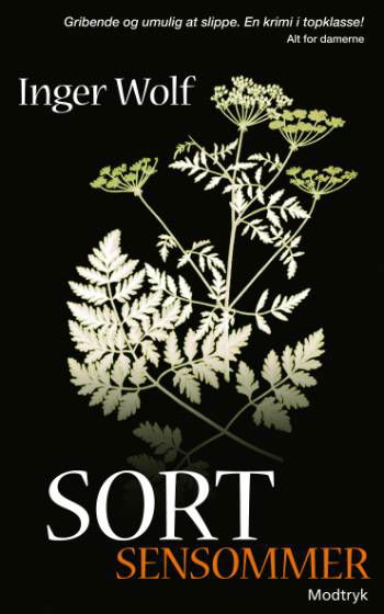 Cover for Inger Wolf · Sort sensommer (Sewn Spine Book) [3e uitgave] (2008)