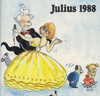 Cover for Jens Julius Hansen · Julius tegninger (Sewn Spine Book) [1. Painos] (2001)