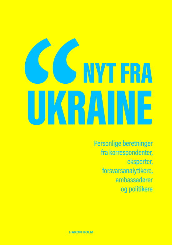 Brian Christensen · Nyt fra Ukraine (Hardcover Book) [1st edition] (2024)