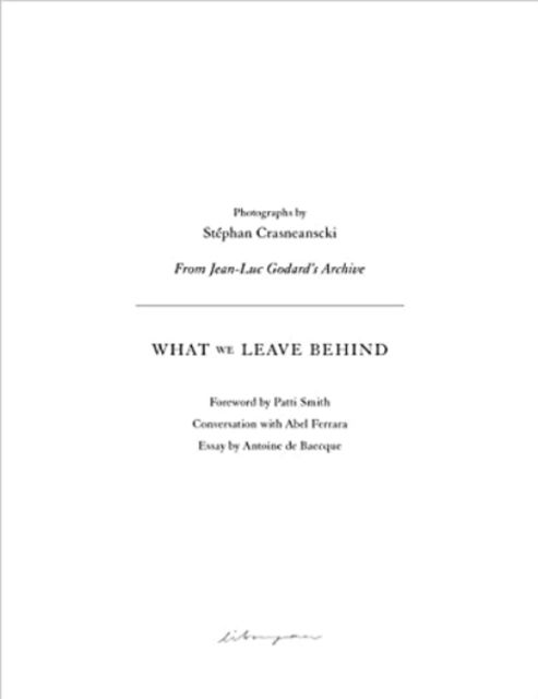 What We Leave Behind - Stephan Crasneanscki - Books - Libraryman Co., Ltd. - 9789188113450 - April 30, 2021