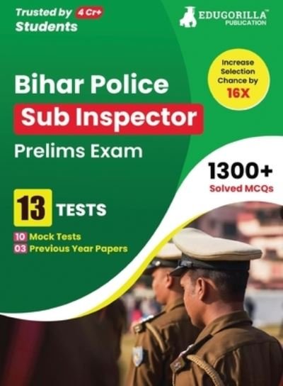 Cover for Edugorilla · Bihar Police Sub-Inspector (BPSI) Prelims 2021 15 Full-length Mock Test (Paperback Book) (2023)