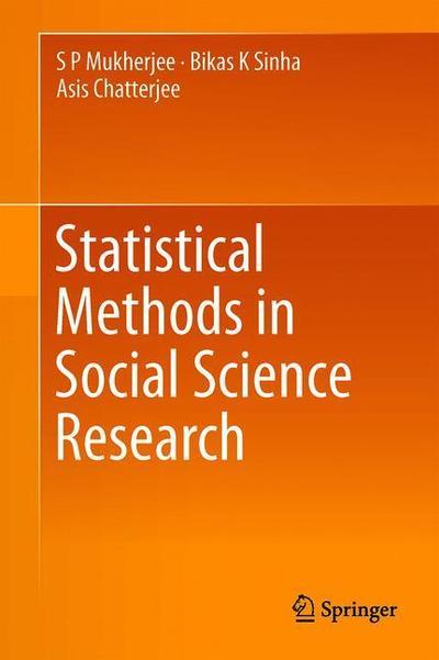 Cover for Mukherjee · Statistical Methods in Social Science Research (Book) [1st ed. 2018 edition] (2018)