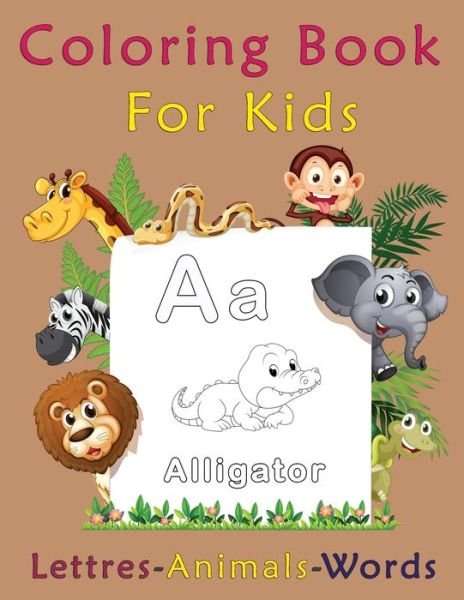 Cover for Smd Design · Coloring Book For Kids, Letters-Animals-words (Paperback Bog) (2020)