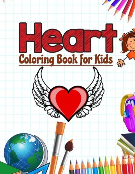 Cover for Neocute Press · Heart Coloring book for kids (Taschenbuch) (2020)