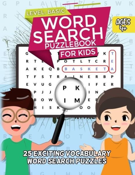 Cover for Cellaro Arts · Word Search Puzzle Book for Kids (Paperback Bog) (2020)