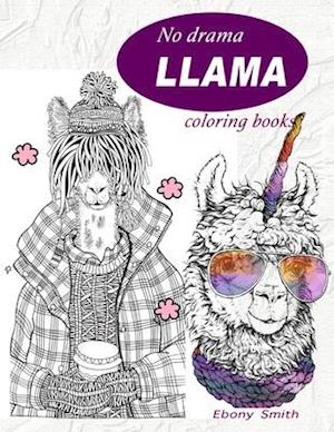 Cover for Ebony Smith · Llama Coloring books (Paperback Book) (2020)