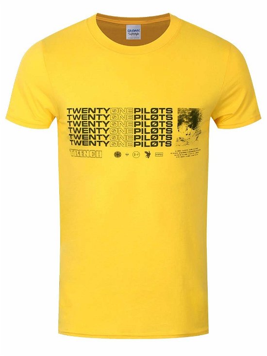 Cover for Twenty One Pilots · Stacker Unisex Tee (Lg) (T-shirt)