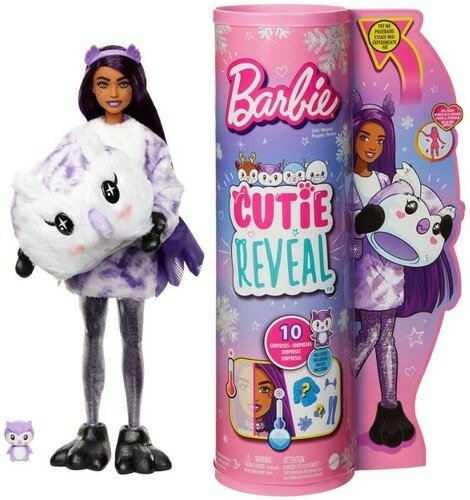Barbie - Cutie Reveal - Owl - Mattel - Produtos -  - 0194735089451 - 16 de setembro de 2022