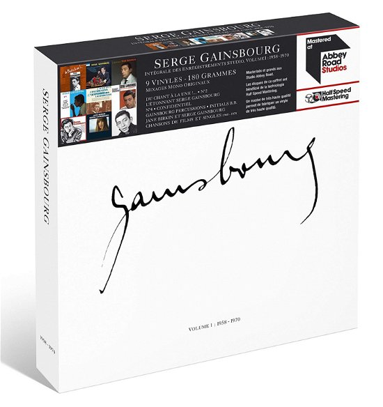 Cover for Serge Gainsbourg · Integrale Des Enregistrements Studio, Volume 1: 1958 - 1970 (LP) [Coll. edition] (2022)