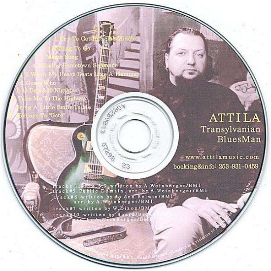 Cover for Attila · Transylvanian Blues Man (CD) (2005)