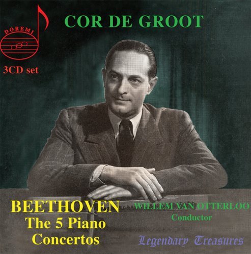 Beethoven / The 5 Piano Concertos - Cor De Groot/w Van Otterloo - Muziek - DOREMI - 0723721347451 - 25 augustus 2008