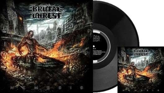 Cover for Brutal Unrest · Nemesis (Limited  Black Vinyl Incl.cd) (LP) (2012)