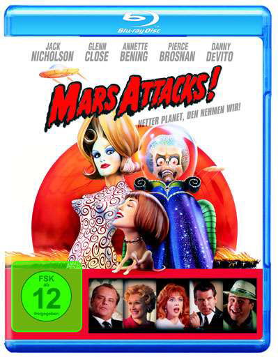 Cover for Jack Nicholson,glenn Close,annette Bening · Mars Attacks! (Blu-ray) (2010)