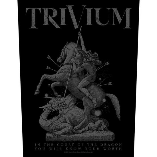 Trivium Back Patch: In The Court Of The Dragon - Trivium - Produtos -  - 5056365721451 - 