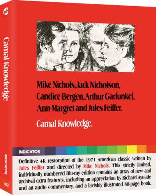 Cover for Carnal Knowledge Limited Edition BD · Carnal Knowledge (Limited Edition) UK ONLY (Blu-ray) (2025)
