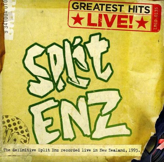 Cover for Split Enz · Greatest Hits Live (CD) (2017)