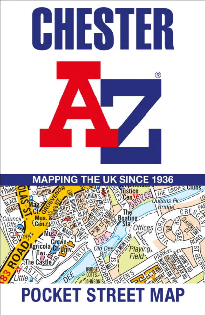 Cover for A-Z Maps · Chester A-Z Pocket Street Map (Kartor) (2024)