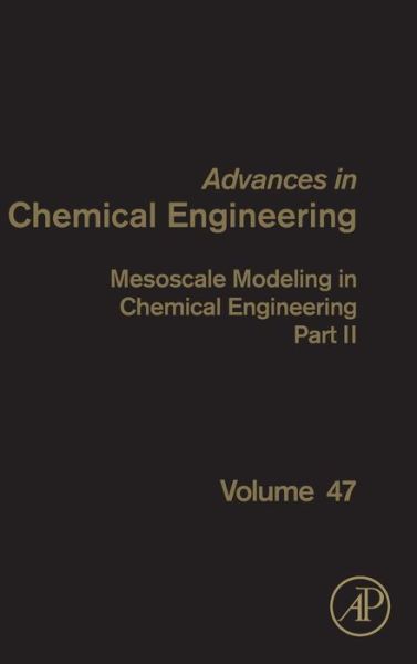 Cover for Mesoscale Modeling in Chemical Engineering Part II (Gebundenes Buch) (2015)