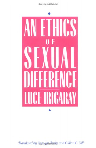 Cover for Luce Irigaray · An Ethics of Sexual Difference (Paperback Book) (1993)