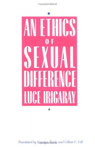 Cover for Luce Irigaray · An Ethics of Sexual Difference (Paperback Bog) (1993)