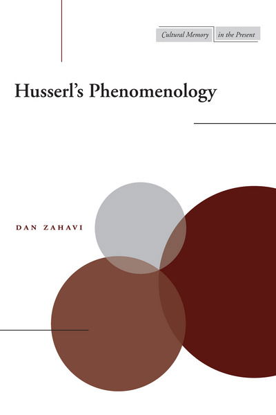 Husserl's Phenomenology - Cultural Memory in the Present - Dan Zahavi - Books - Stanford University Press - 9780804745451 - December 30, 2002