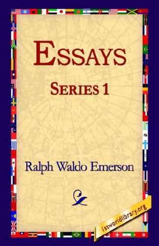 Cover for Ralph Waldo Emerson · Essays Series 1 (Inbunden Bok) (2005)