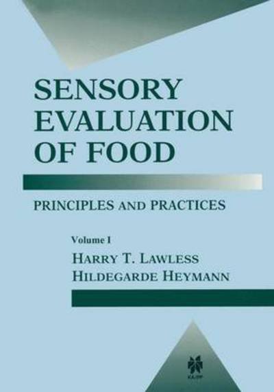 Cover for Lawless · Sensory Evaluation of Food (Bok) [Softcover reprint of the original 1st ed. 1999 edition] (2013)