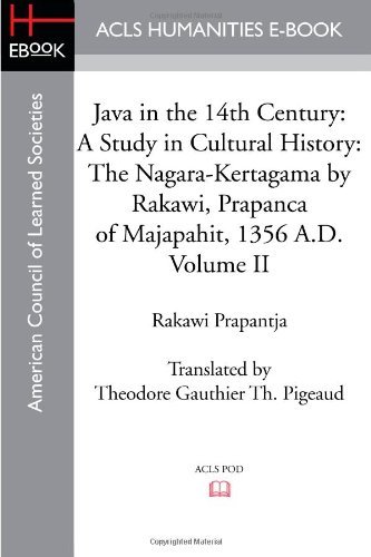 Cover for Rakawi Prapantja · Java in the 14th Century: A Study in Cultural History The Nagara-Kertagama by Rakawi, Prapanca of Majapahit, 1356 A.D. (Paperback Bog) (2008)