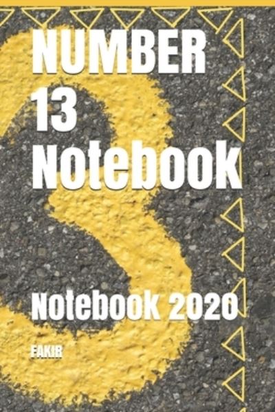 Cover for Fakir · NUMBER 13 Notebook (Taschenbuch) (2020)