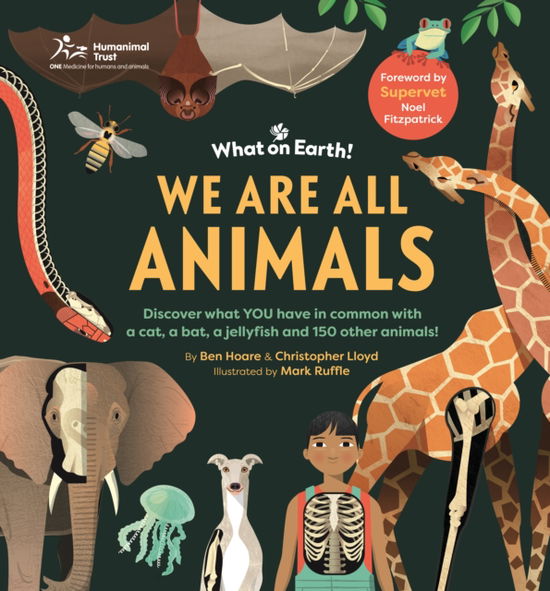 Cover for Ben Hoare · We are All Animals: Discover what YOU have in common with a cat, a bat, a jellyfish and 150 other animals! (Hardcover Book) (2025)