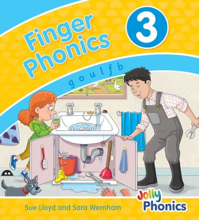 Cover for Sara Wernham · Finger Phonics Book 3: in Precursive Letters (British English edition) - Finger Phonics set of books 1–7 (Kartonbuch) (2021)